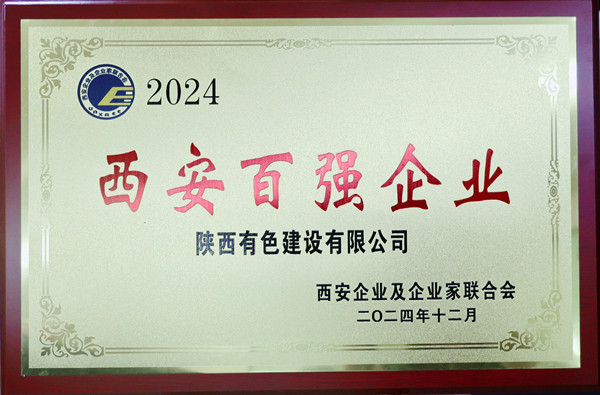 2024西安百強企業(yè)證書獎牌1_副本.jpg